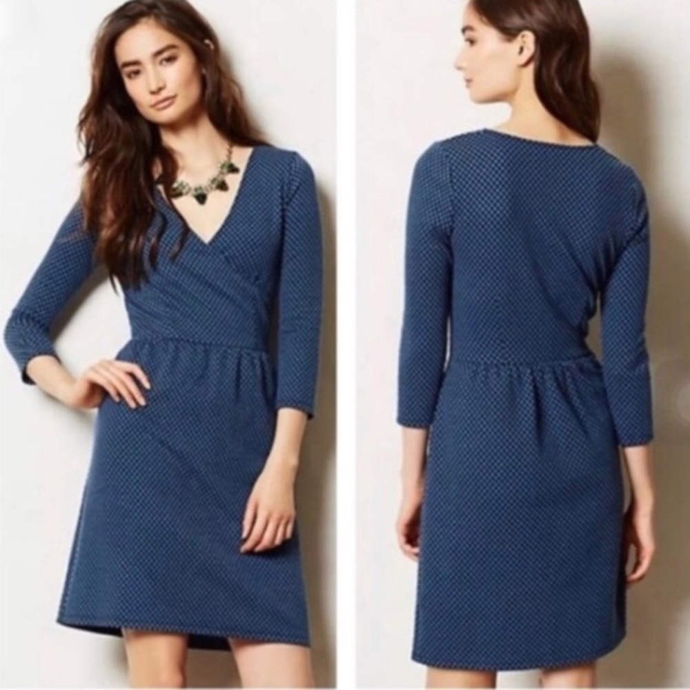 HD In Paris Surplice Dress from Anthropologie